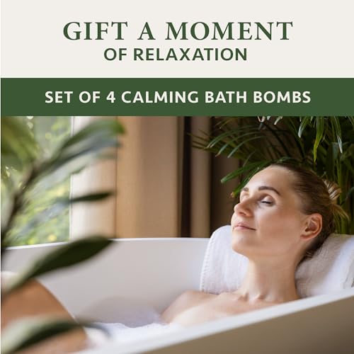 Luxury Organic Bath Bombs Gift Set for Women - 4 Handmade Bombs - Image 4