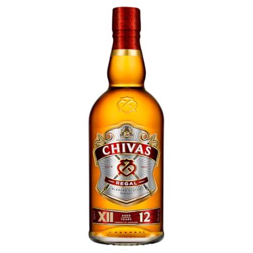 Chivas Regal 12 Jahre Premium Blended Scotch Whisky – 12 Jahre gereifter Whisky aus schottischen...