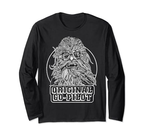 Star Wars Chewie OG Co-Pilot t-shirt manches longues une idée cadeau originale