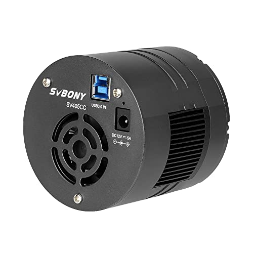 Svbony SV405CC Deep Sky Kameras, TEC Farb Astrokamera Gekühlt OSC, 11,7 MP IMX294 CMOS USB3.0 AR Beschichtete Astronomiekamera, Teleskop Okular Kamera für Deep Sky Astrofotografie