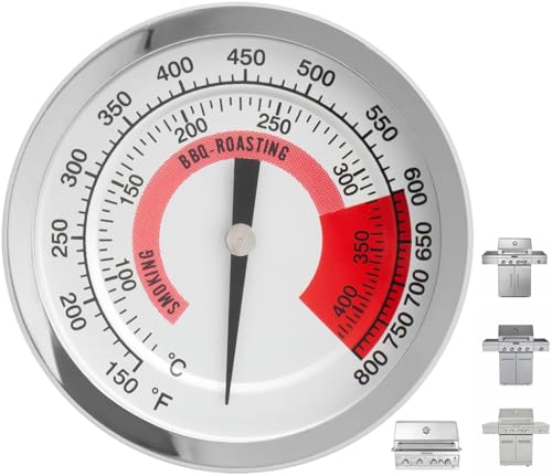 Grill Thermometer Gauge for KitchenAid Grill Replacement Parts 72...