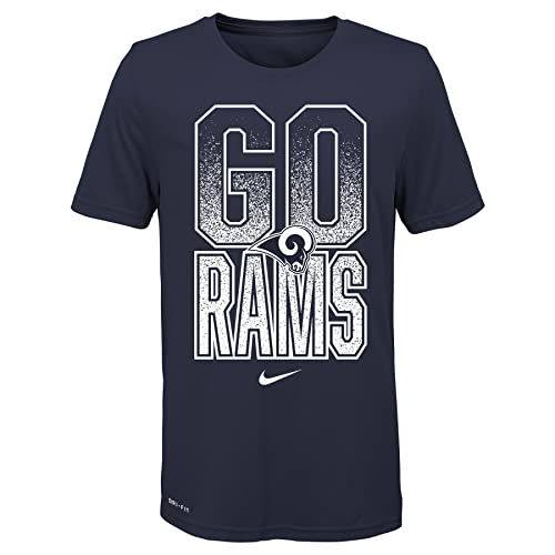 Outerstuff NFL Boys Youth (8-20) Local Verbiage Short Sleeve T-Shirt, Los Angeles Rams, Medium (10-12)