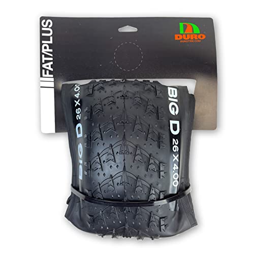 Duro Tire 26X4.0 Big D Fat Bike Mountain Bike Tire With Folding Beads 26X4 Black 26 X 4.0 #TOP3