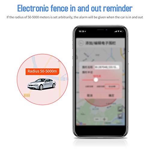 Honeytecs Rastreador GPS para veículos - segurança G500M Dispositivo de rastreamento por controle re