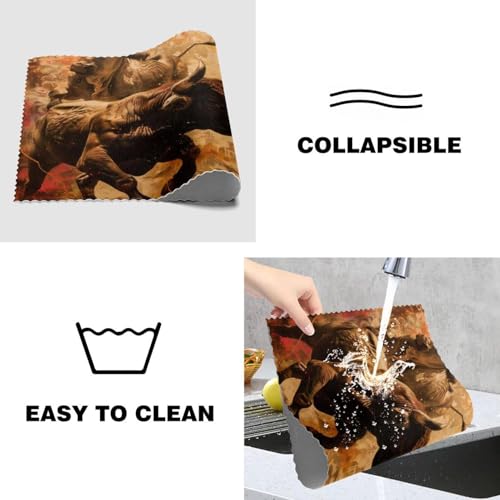 Sets de table résistant à la chaleur et antidérapants pour repas - 5