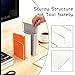 Magazine Holder with 3 Vertical Compartments, Paper Organizer for Desk, Desktop Notebook & File Sorter, Office Workspace Divider for Efficient Organization