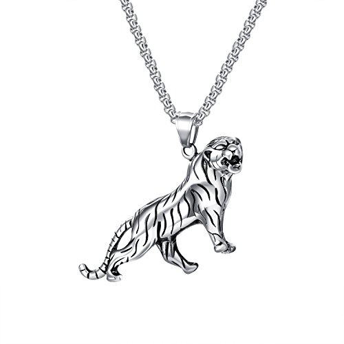 bigshopDE Pendentif tigre pour homme Cover