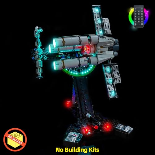 Image of BrickBling RC Version Light Compatible with Lego Project Hail Mary-No Model | 11389 Hail Mary Display Lighting Kit,Well-positioned Light Layout with Seamless Concealment