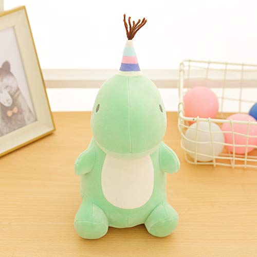 Ahlulu Cute Dinosaur Plush Toy 10" Soft Stuffed Animal Doll For Kids Babies Toddlers, Green #TOP2