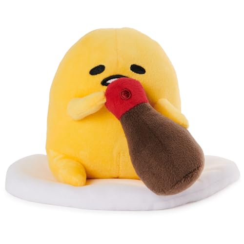 Peluche Gudetama Sauce Soja GUND 12,7cm doudou Sanrio kawaï et mini peluche de collection