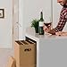 NUMINA 2 Pack Wine Shipping Boxes with Dividers, 12-Bottle Corrugated Moving and Storage Box for Wine, Champagne or Glass Bottles, Heavy-Duty Cardboard Cartons for Fragile Items