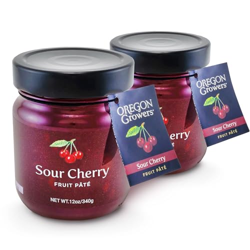 Oregon Growers Sour Cherry Fruit Pate - Sour Cherry Jam,