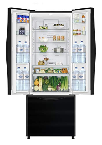 Image of Hitachi 511 L Automatic Inverter Triple Door Refrigerator (R-WB560PND9, Black)