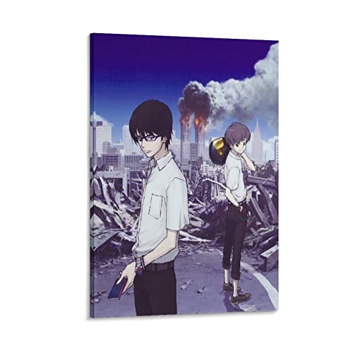 Terror in Resonance Anime Poster Wandkunst für Wohnzimmer, Schlafzimmer, Büro, Heimdekoration, Büro, Wandkunst, Zuhause, Fitnessstudio, Poster, Leinwandbild, 60 x 90 cm Cover