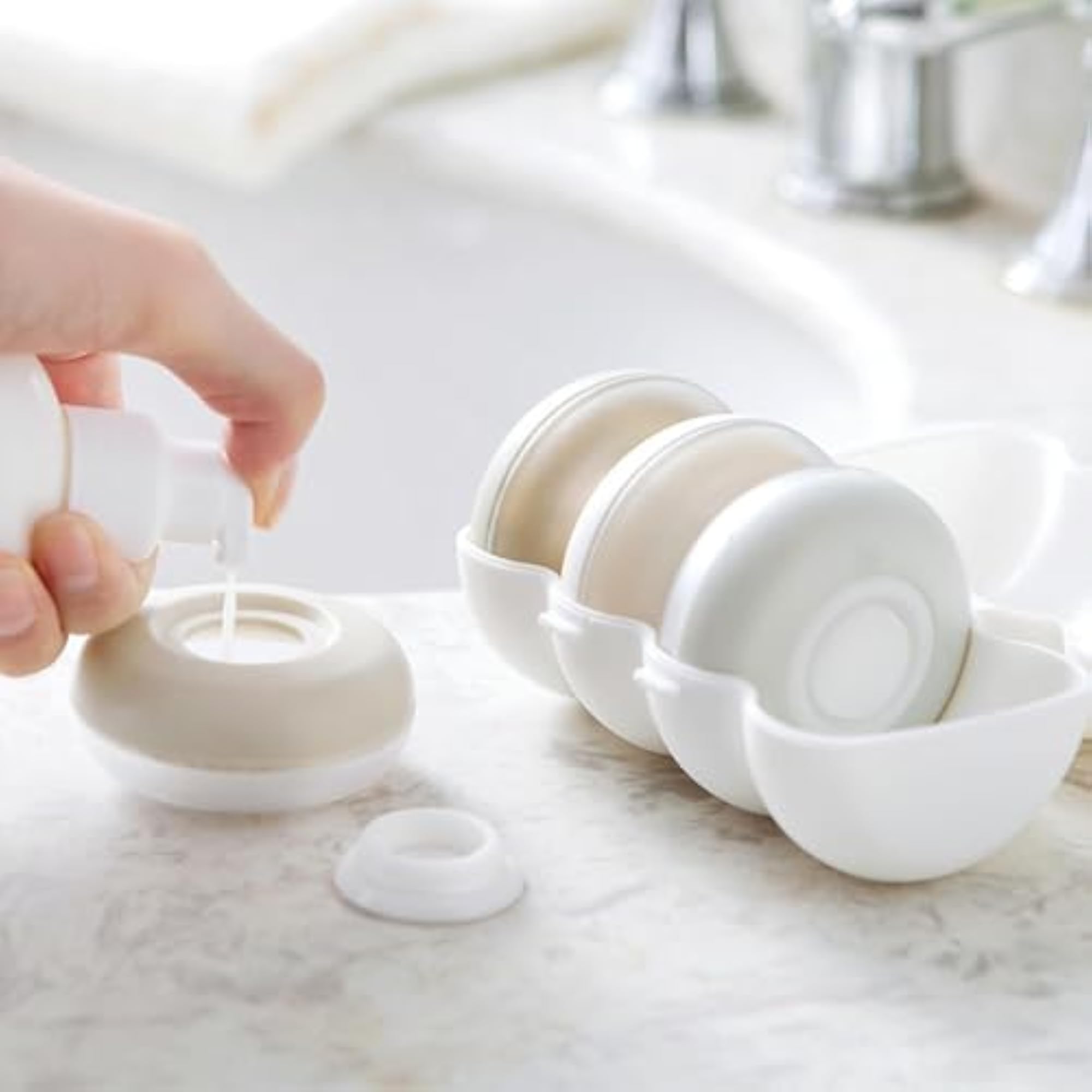 BNF® Travel Bottles for Toiletries, Cream Jars