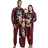 Pijama Navidad Familia Divertido - Pijamas De Navidad para La Familia Invierno Pijama Natal Pareja Elegante Pijamas De Navideños para Hombre Mujer