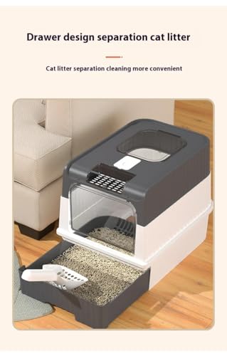 Bac à litière pour chat inodore avec filtration des odeurs Premium Cat vert - 5