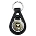 Black Leather U.S. Army Logo on Camo Keychain
