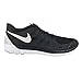 Nike Womens Free 5.0 Running Sneaker (7, Black/White/Anthracite)