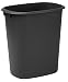 United Solutions WB0173 10-Quart Wastebasket Kitchen, Laundry or Office Trash Can, 2.5 Gallon, Black