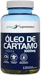 Óleo de Cártamo (1000mg) 120 cápsulas - Global Suplementos