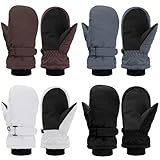 Belle performance : les gants de ski d'hiver sont principalement fabriqués en polyester, coupe-vent et chaud, doux et résistant à l'usure, les enfants peuvent les porter pendant une longue période. Ces moufles de neige chaudes sont imperméables, ce qui peut garder les mains de votre enfant au sec et au chaud dans des conditions humides et froides, leur apportant une belle expérience de port