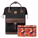 CABAIA Mochila Impermeable 25L - Sistema MOLLE y Diseño Moderno para Hombre y Mujer - Nylon Resistente, Trabajo - Negro