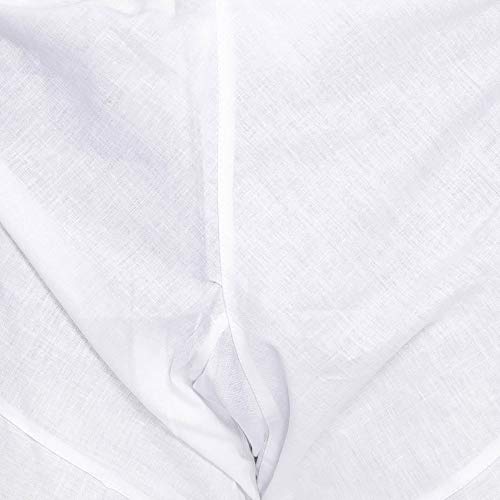Image of VASTRAMAY Men Pure Cotton White Kurta Pyjama Set - Super Soft Comfortable Ethnic Wear for Eid, Holi, Weddings & Festive Occasions - Classic Traditional Cotton Kurta with Pyjama | Independence Day