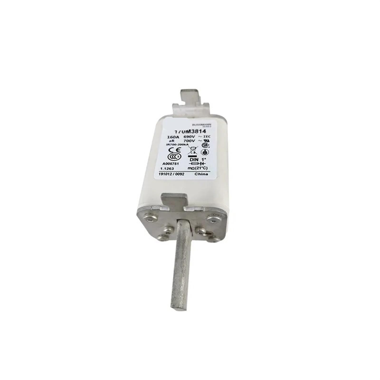 Base de fusible 170M4067 avec contacts en cuivre haute conductivite