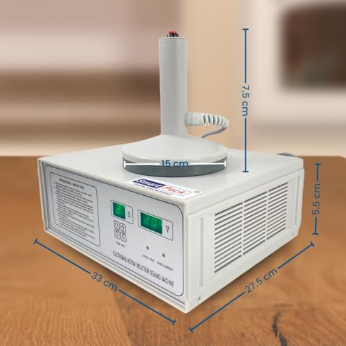 Image of SMART PACK Manual Induction Sealer for Packaging of PET, HDPE Plastic and Glass Jar Sealer Machine | Heavy Duty Packaging Equipment | Safety Seal Portable Induction Sealer | Big Torch Tool