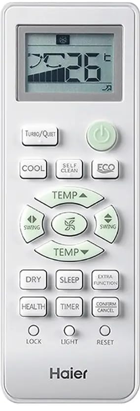 SV HSU18C-NCS3B Remote Control Compatible with Hai-er 1.5 Ton 3 Star Triple Inverter Split AC (Please Match The Image with Your Old Remote) (No Backlight)-image-14