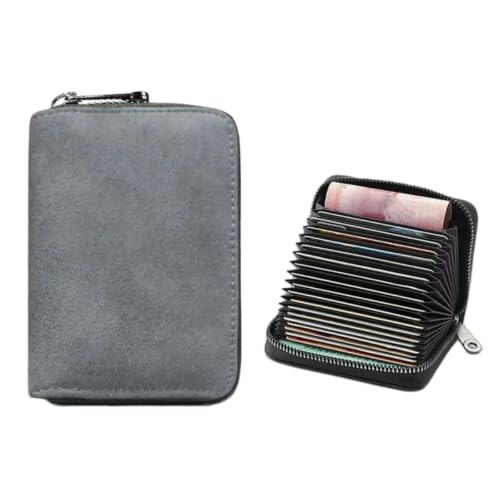 Porte feuille pour homme actif avec porte-cartes et rangement zippé