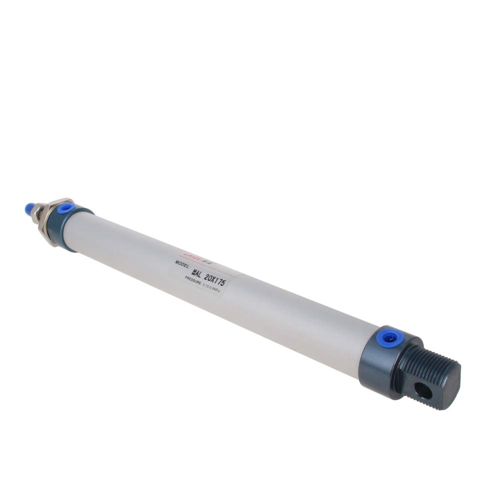 Pneumatyczny cylinder pneumatyczny, otwór 20 mm, skok 175 mm, podwójne działanie, 1/8 "PT, MAL20 x 175, do urządzeń automatycznych