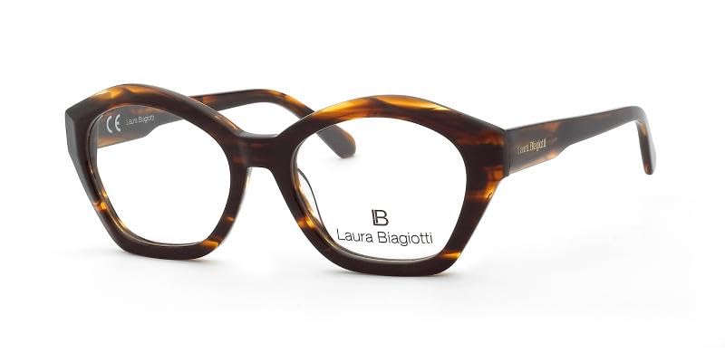 Laura Biagiotti Okulary LBV49, oprawki damskie, odpowiednie do wszystkich rodzajów soczewek, Hawana