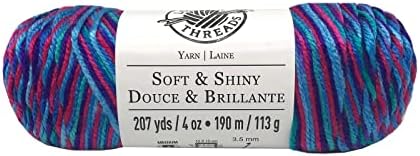 Michaels Bulk 15 Pack: Soft & Shiny™ Ombre Yarn by Loops & Threads®