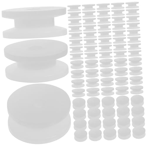 Sosoport Plastic Pulley Wheel 100pcs Set Pulley Gears Belt Wheel Rc Car Toy DIY Model Accessory