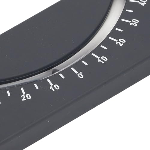 gernie Rohrneigungsmesser, -40 bis 40 Grad hochauflösender Neigungsmesser, kompaktes, tragbares, klar ablesbares ABS-Marine-Neigungsmesser für horizontale Mikro-Winkelmessung