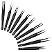 Bonsicoky 10 PCS Precision ESD Tweezers Set - Anti-Static Stainless Steel Tools Kit for Electronics, Jewelry Repair, Soldering, and Crafting Projects