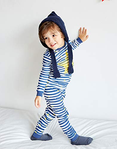Image of VAENAIT BABY 12Months-12Years Toddler Kids Junior Boys Car Train Fireman Snug fit Sleepwear Pjs Set