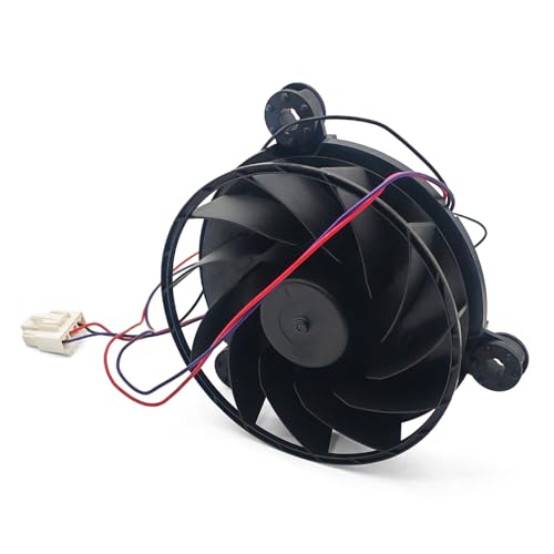 GOLACOD Motor de ventilador de refrigeración para refrigerador Haier, ventilador de refrigeración de frecuencia variable de 3 cables CC 12 V 0,26 A, sustituye a 12038GE-12M-YT