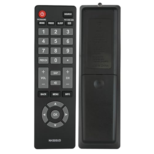 Télécommande NH305UD Emerson LCD HDTV de rechange noire