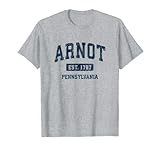 Arnot Pennsylvania PA - Diseño deportivo vintage Camiseta