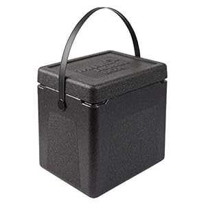 Thermo Future Box Shoppingbox transport- en isolatiebox, EPP (geëxpandeerd polypropyleen), zwart, 36 x 29 x 37 cm
