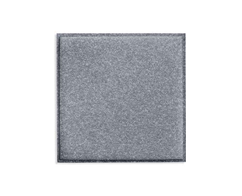 silentec colorPAD, Akustik Deckenpaneel Schallabsorber, flat, für Rasterdecke hellgrau meliert 1017 620x620x17mm