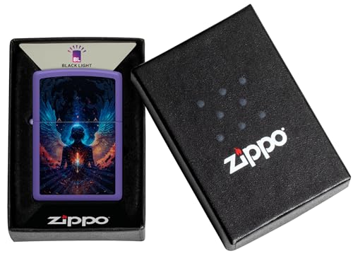 Encendedor Zippo Diseño Ángel Morado Mate miniatura 6
