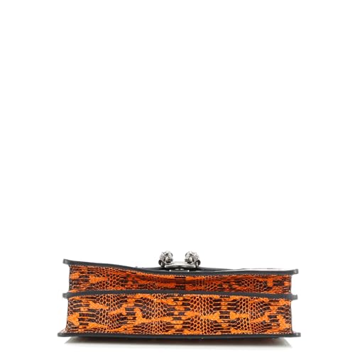 Pre-Loved Dionysus Bag Embroidered GG Coated Canvas with Python Medium, Gray4