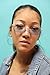 FLAWLESS EYEWEAR Rimless Oversized Sunglasses for Women Men Rectangular Frameless Fashion Shades (Blue)