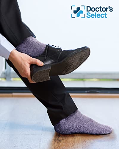 Doctor's Select Diabetic Socks For Women And Men - 4 Pairs | 1/4 Length Diabetic Socks Women | Womens Diabetic Socks | Wide Socks For Women #TOP4