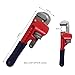 PANSHIYON Small Pipe Wrench, 6 Inch Straight Adjustable Mini Pipe Wrench Heavy Duty for Tight Spaces