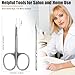 LePinko Professional Cuticle Scissors, Fully Forged, Sharper and More Wear-resistant, Short Blades